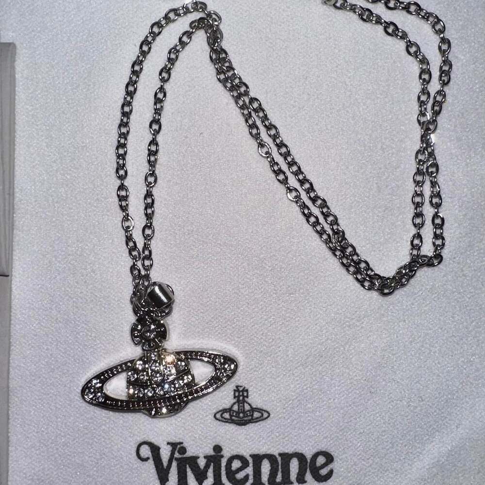 Silver Vivienne Westwood Necklace Silver B 123